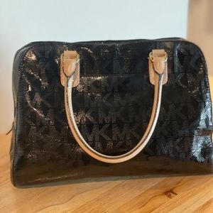 Michael Kors Black Leather Bag